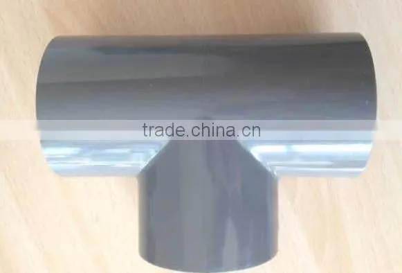 2 inch plastic tee joint pvc , customized processing of plastic parts