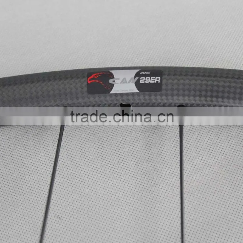 carbon wheels 29er 18mm clincher carbon mountain bike wheels
