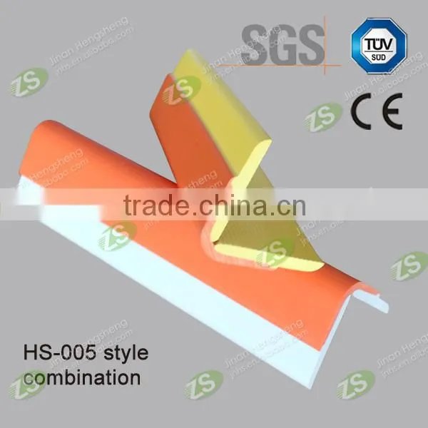 HS-625A hospital plastic pvc pallet wall corner protector