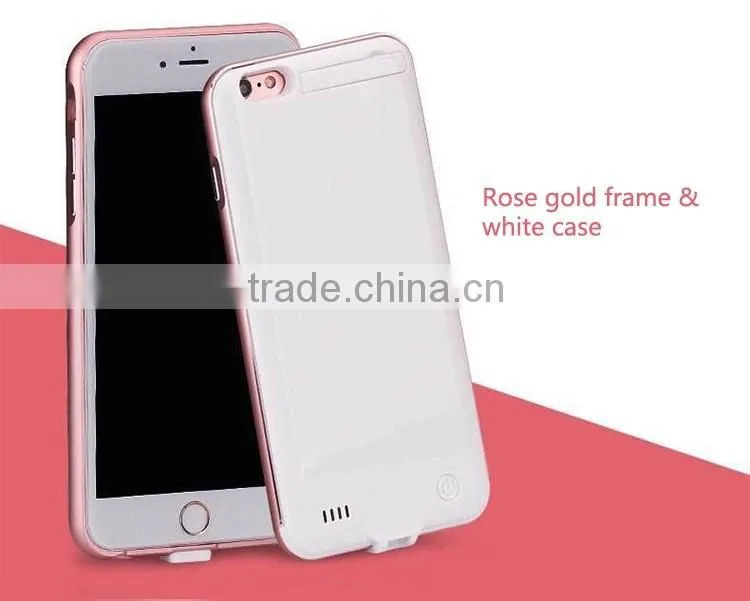 2016 Hot Selling super slim External Battery Charger battery jacket case for iPhone 6