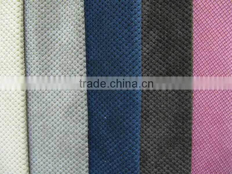 100% polyester curduroy fabric for sofa