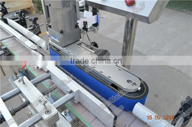 Shanghai BY-TB100 Automatic adhesive bottle labeling machine,labeling machine for canned food,bottle labeling machine price