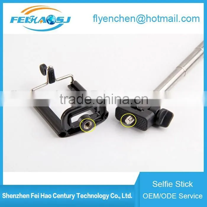2016 wholesale bluetooth monopod selfie stick wireless mobile phone monopod