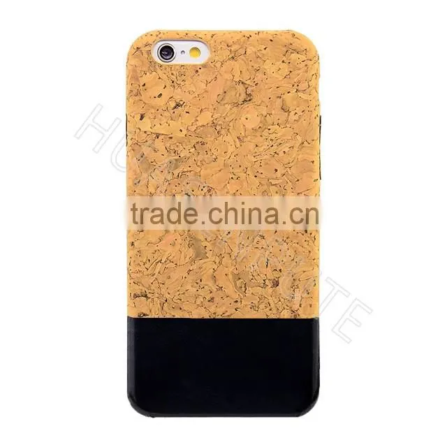 Perfect Stitching Real Wooden and PU Cellular Phone Cover Back Cover Case For Apple iPhone 6s