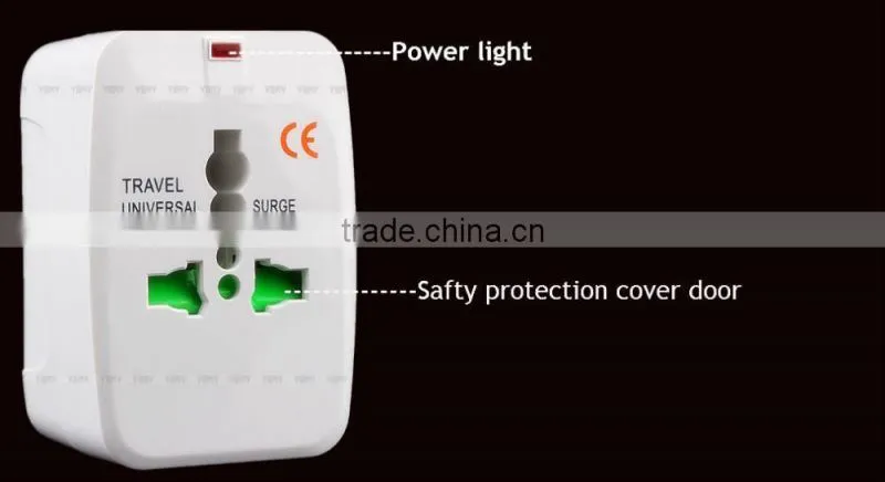 Universal Travel Plug Socket Adapters All in 1 Travel Worldwide US UK AU EU FR DE ES SG BR RU CA NZ IT CL MX Electrical Power Pl