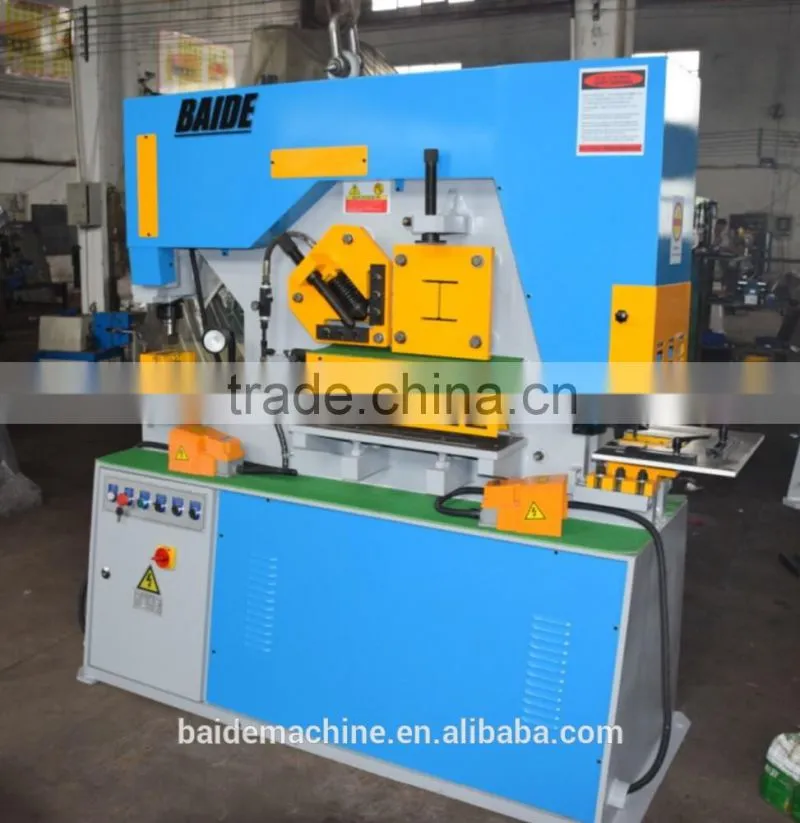 Q35Y Hydraulic plate shearing machine,angle steel cutting machine,plate punching machine 100ton