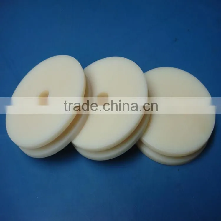Industry custom cheap double v groove wheel block bearing machined plastic nylon pulley for sale