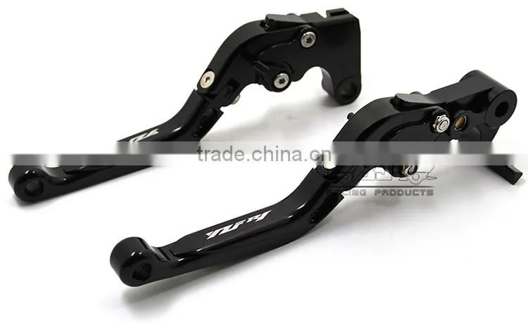 LS-001-R115 Wholesale Foldable Extendable CNC Aluminum Motocross Brakes Clutch Levers For Yamaha R1