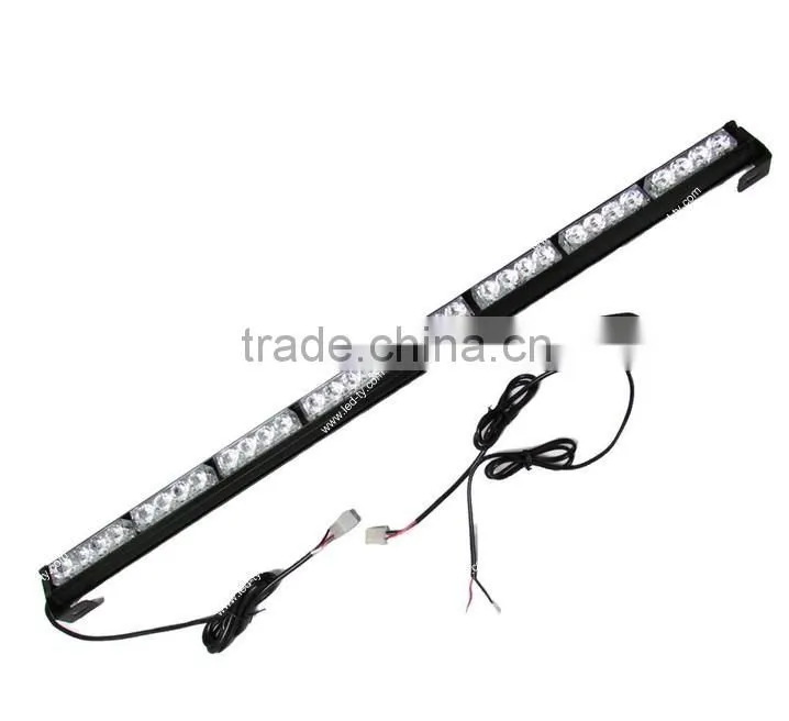 Auto Truck 32 LED Amber Emergency Traffic Advisor Flash Strobe Light Bar Warning Strobe Light