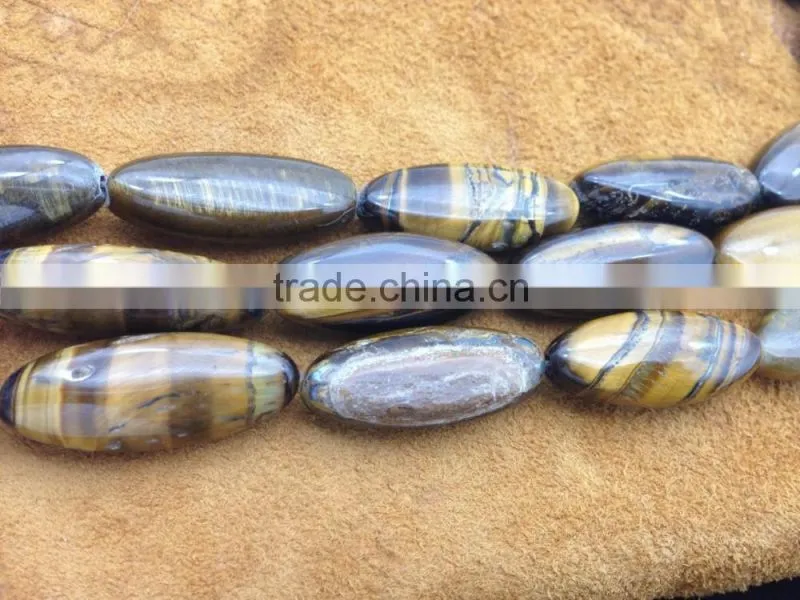 NO PS!!Factory Price Natural Stone Marquise Shape Yellow Tiger Eye Stone Beads