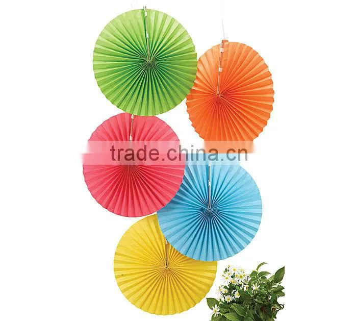 Cheap paper fan,!!!tissue paper fan for party favors