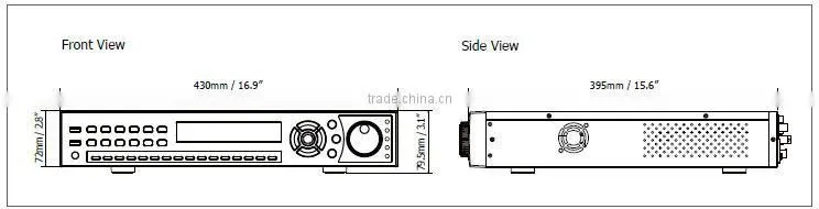 16CH H.264 Full HD 1080P Output Digital Video Recorder