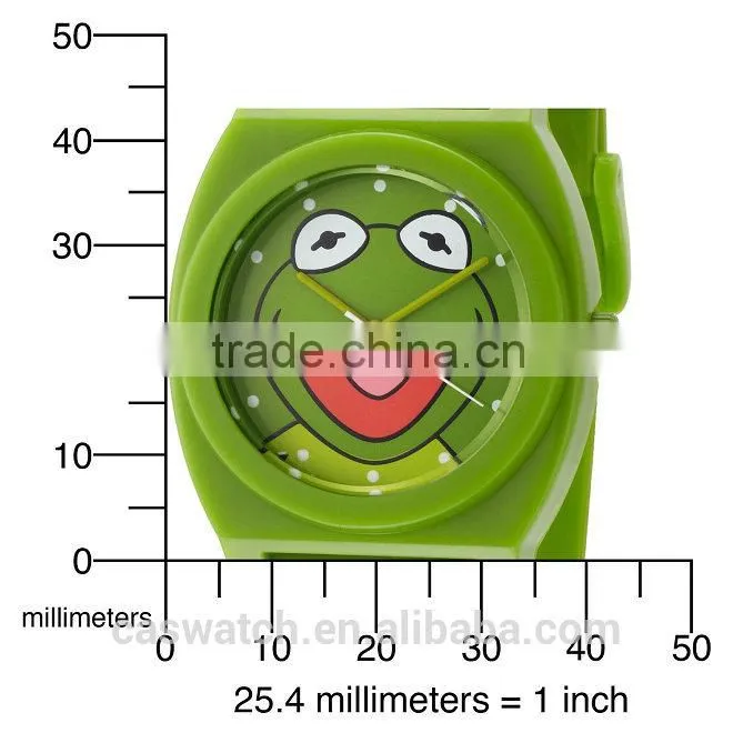 Fashion Cute Animal Frog Plastic Kids Watches