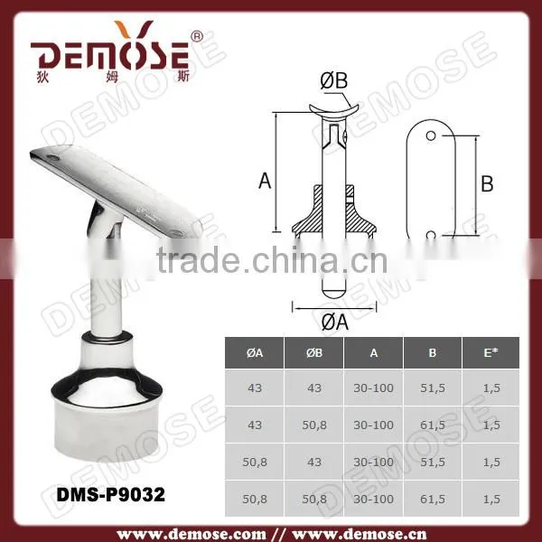glass railing stand off and support brackets for holding glass