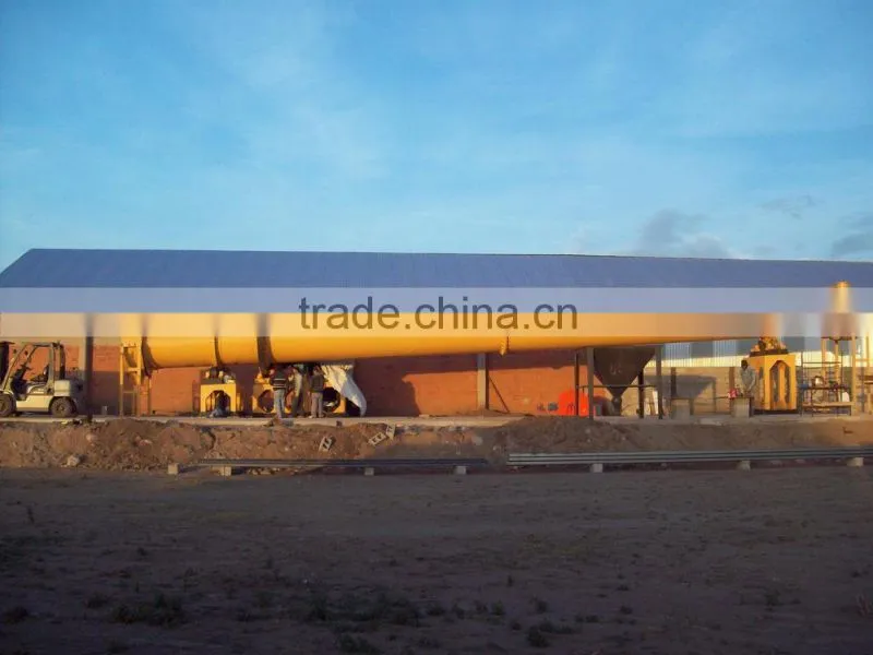 Wood Sawdust rotary dryer for sale //Henan Hongji export to EU