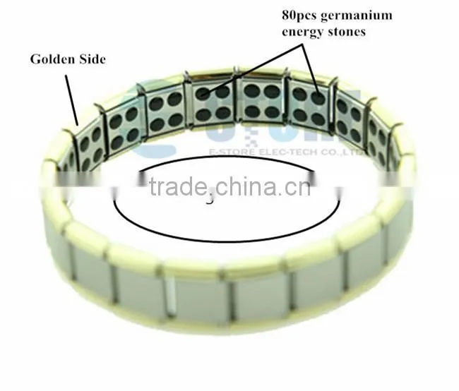 Wholesale Anti - Radiation 80 Germaniun Stones Bio Scalar Energy Bracelet