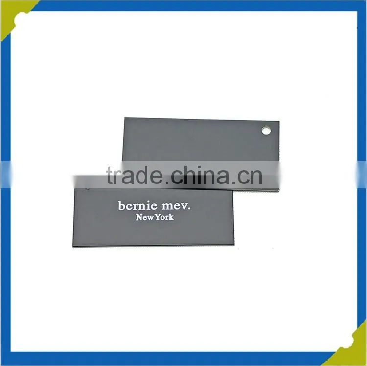 Garment jeans, shoes, bags and use product type paper hang tag garment tags