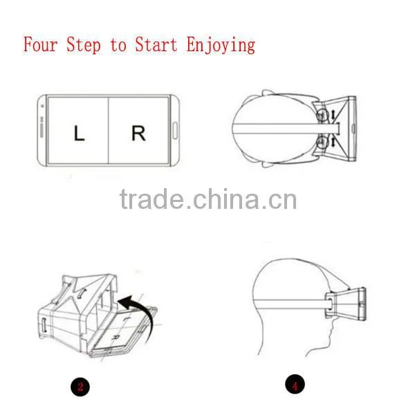 Virtual reality google VR 3D Glasses for smart phone 3d VR glasses type