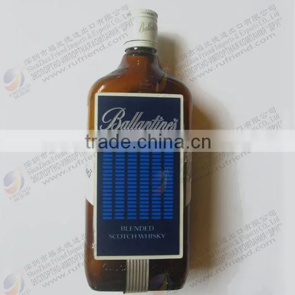 EL flashing label , EL wine bottle sticker , beer label