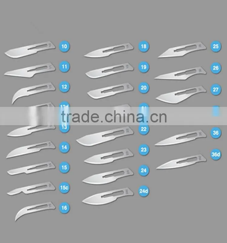 Best selling Stainless Steel and Carbon Steel Surgical Blade