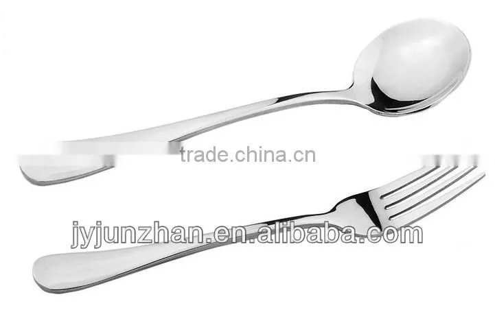 Stainless Table spoon and fork with low price and factory sell directly Junzhan in Jieyang