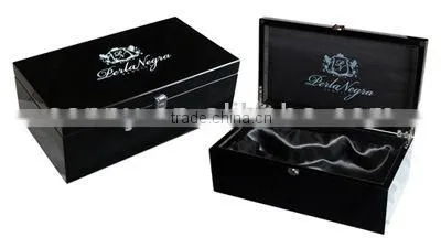 Top grade wooden gift boxes for wine bottles