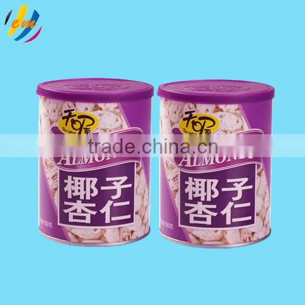 Alu foil paper can for food packing