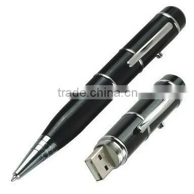 Promotion Ballpoint usb pendrive with laser pointer 4GB 8GB 16GB