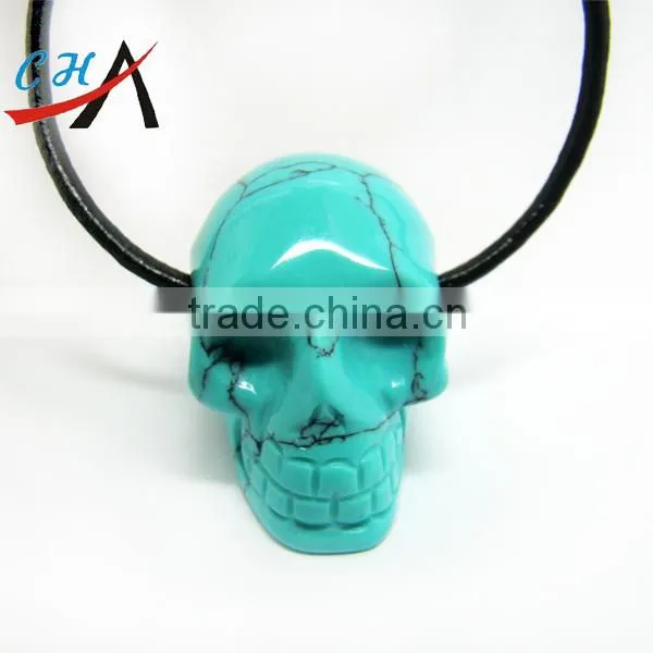 Wholesale gemstone skull pendants