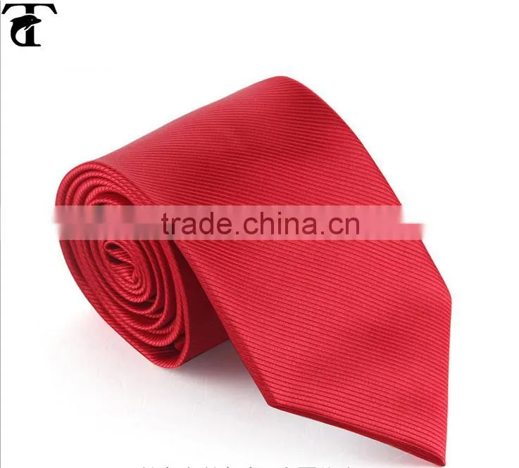 fashion printing design weddiing tie red party necktie for mens