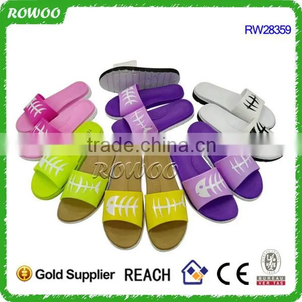 Customised 2015 women pvc flip flop fashionable slippers Manufacturers
