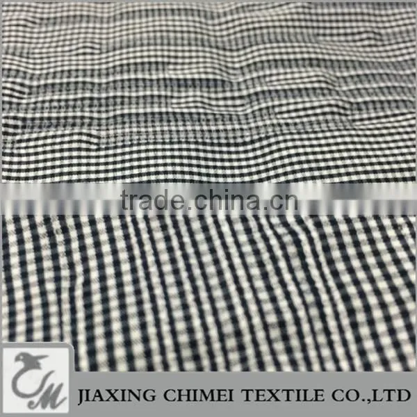 jiaxing Seersucker stripe spandex fabric cotton nylon fabric