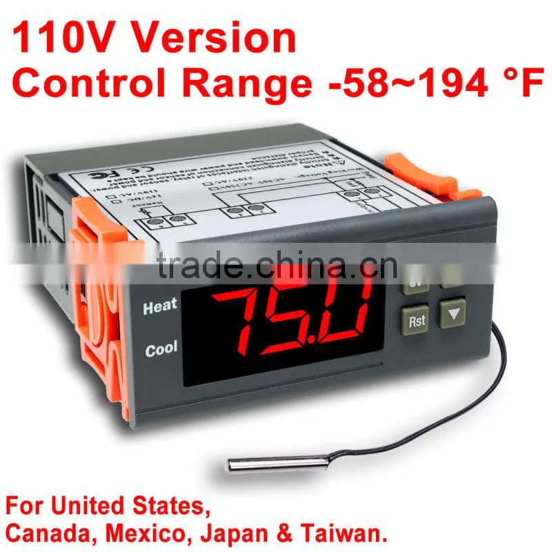 Relay 110V F 220V C Aquarium Digital Temperature Temp Controller Thermostat