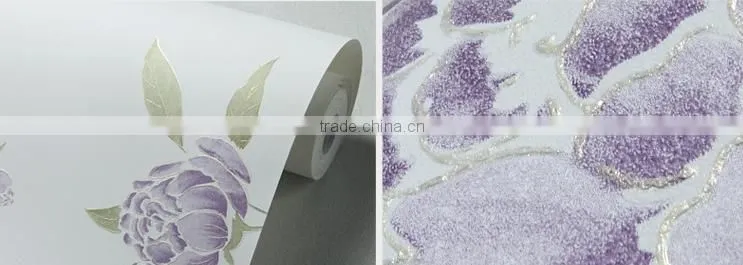 cheap American decoration flower wallpaper for wall