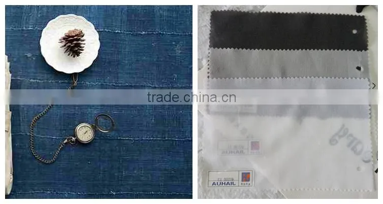 stretch woven fusible interlining Double Dot knitting fusible Interlining(40D*100D)