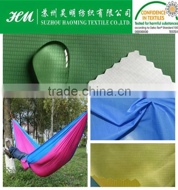 20D polyester taffeta check taffeta fabric