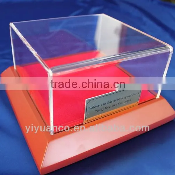Factory ISO 9001 acrylic Storage Box/acrylic storage box with jewelry /acrylic box
