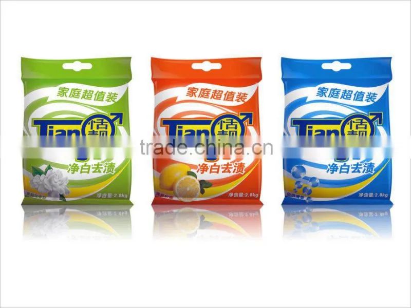 automatic laundry detergent powder filling and packing machine