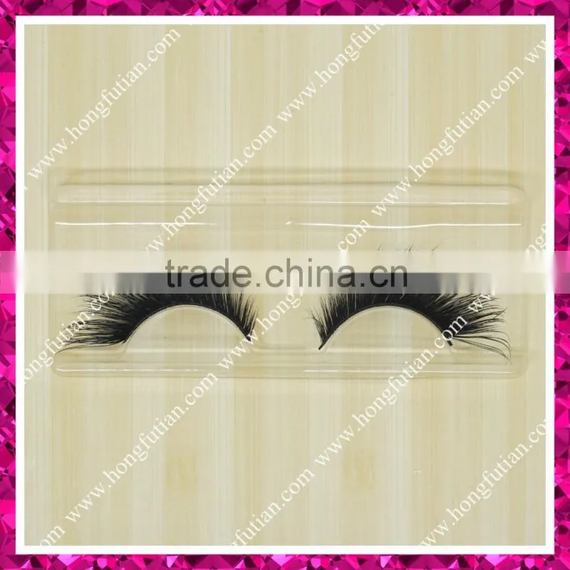 3D mink fur eyelash mink strip eyelash natural and good shape false eyelashes