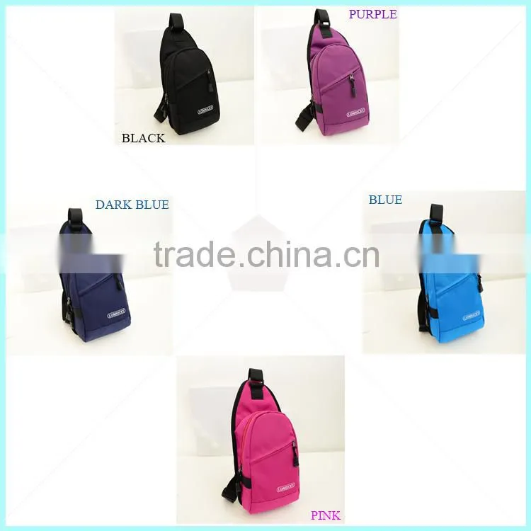 wholesale factory price chest bags foldable nylon messenger bag