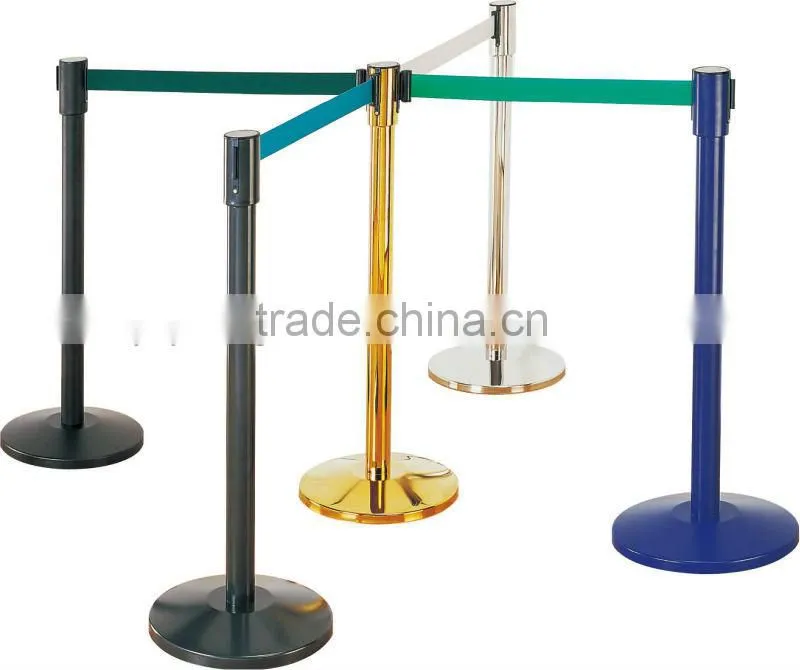 railing stand/guard bar/Retractable Barrier/stanchion/railing in publc and hotel