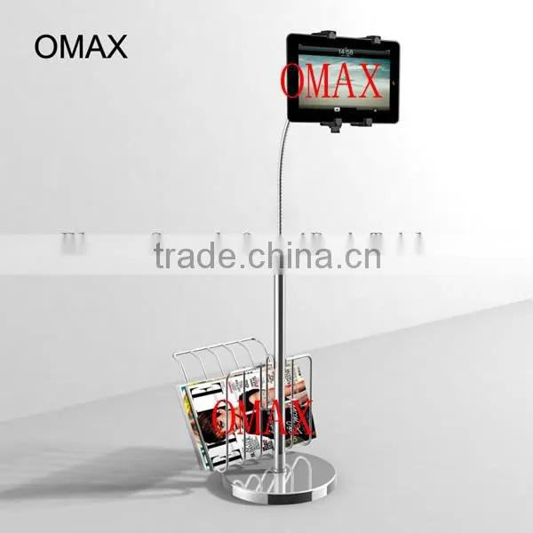 new creation floor for ipad stand adjust stand for ipad bookcase