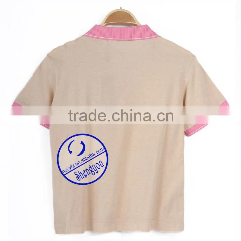 high quality plain women polo shirt manufactures in china