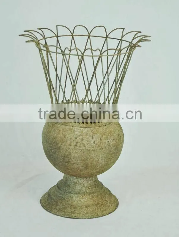 French antique bronze vase for home decor