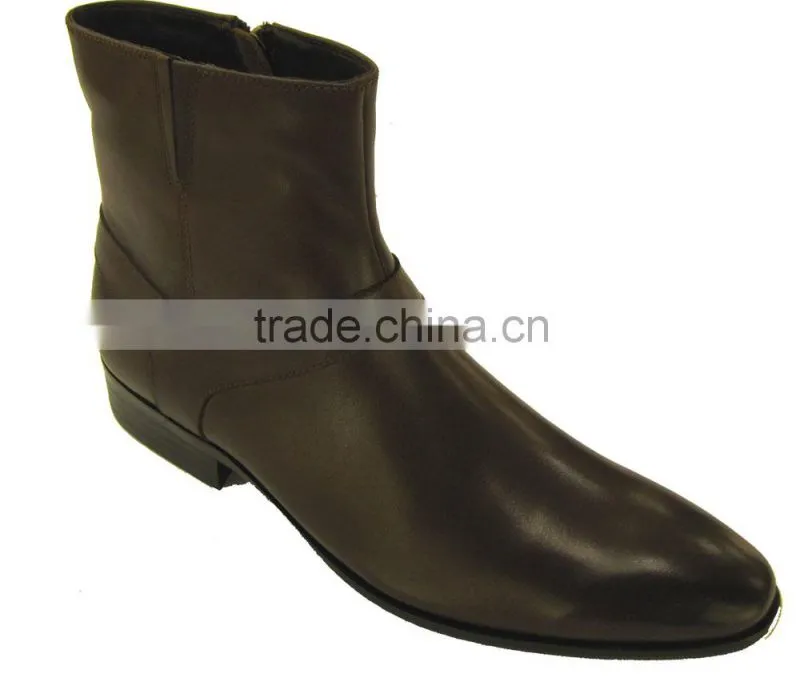 Latest Calf Leather Men Thigh High Boots