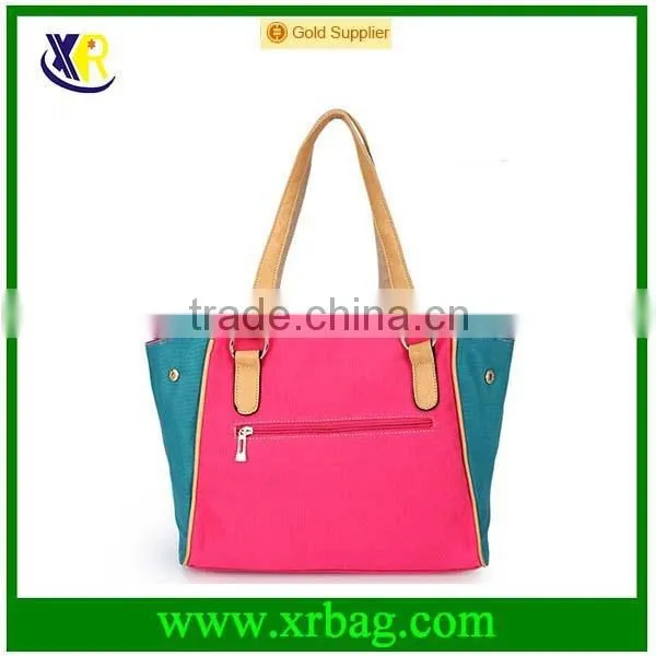 China bag factory women oem production canvas tote bag