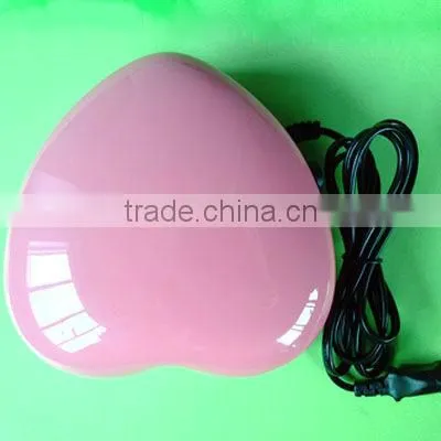 lovely heart shape 3w uv fingle lamp