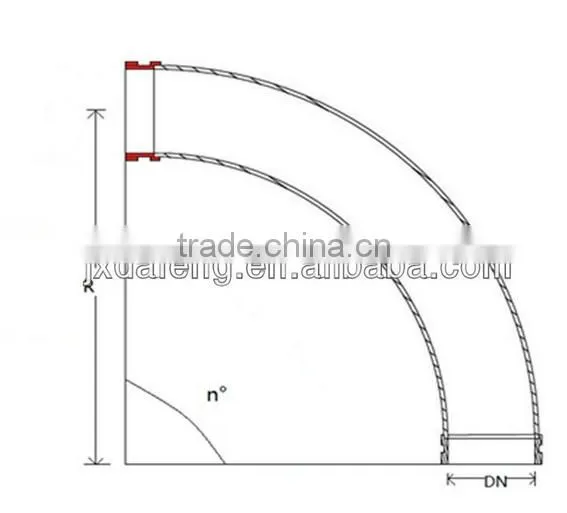 DF Concrete Pump Pipe Elbow Casting Type