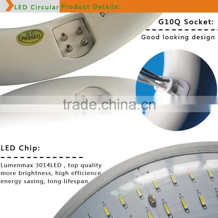 g10q socket t9 2800-7000K 205mm 225mm 300mm 12 inch circular led