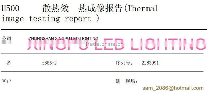 High power 200w led high bay light fixture